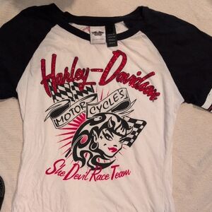 Harley-Davidson Black and White She Devil Tee